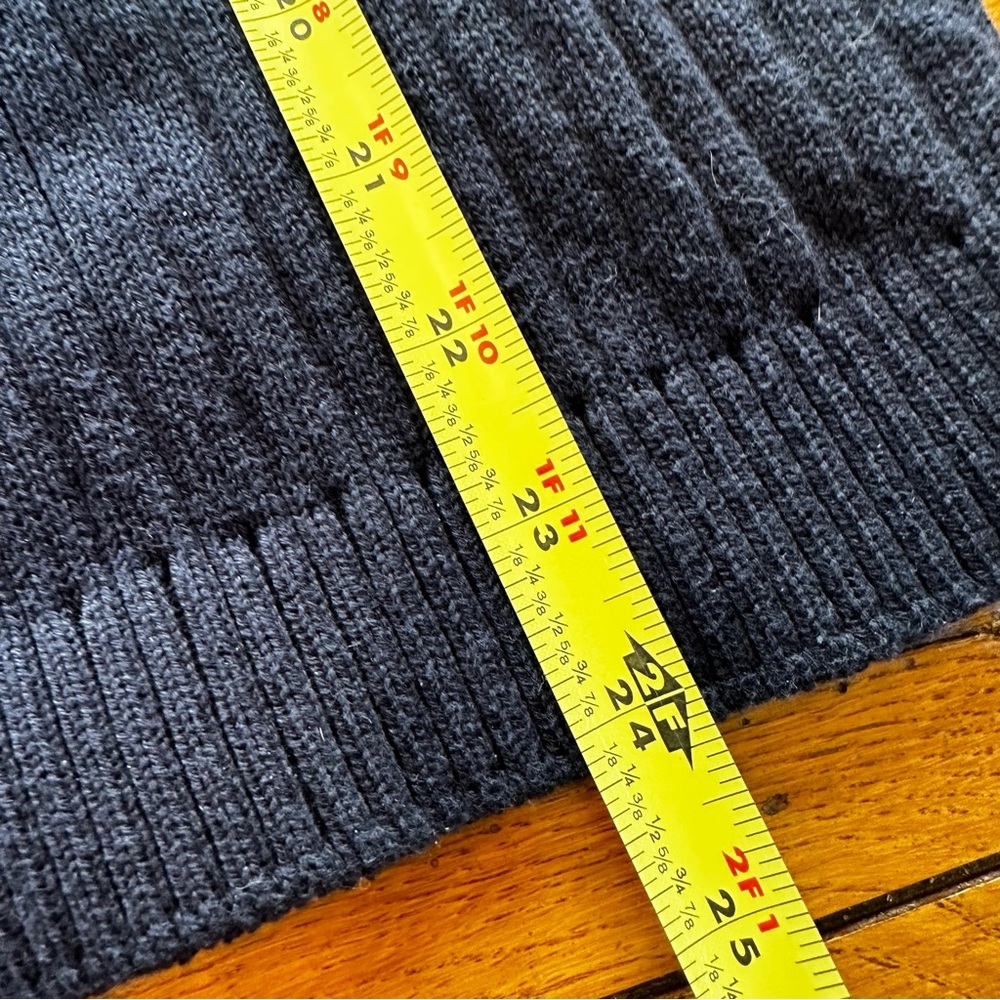 Pendleton Navy Ribbed Long Sleeve Turtleneck Sweater Size Medium Great C… - Picture 5 of 8